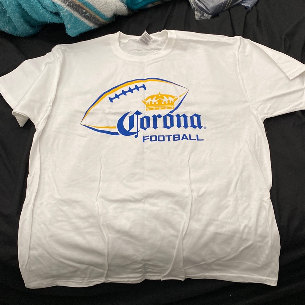 Brand new corona football T-shirt